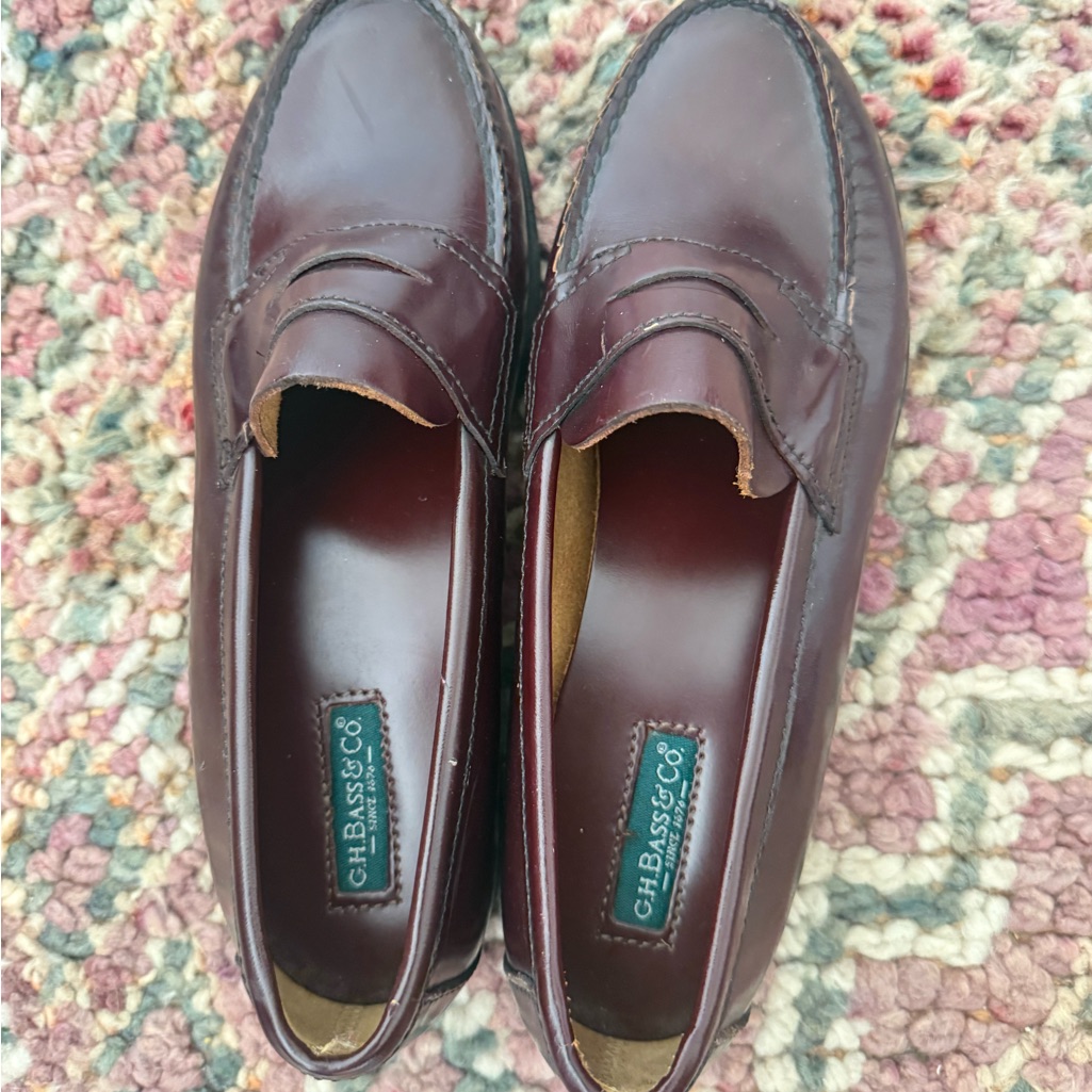 G.H. Bass & Co. Men's Burgundy Loafers